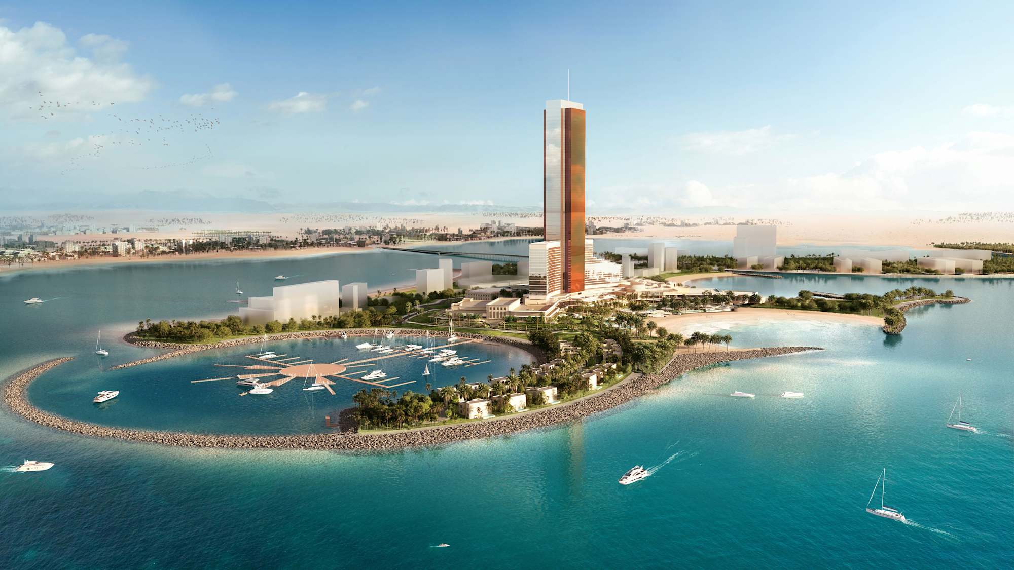 הדמיית Wynn Al Marjan Island בראס אל־ח׳ימה
